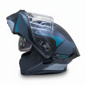 Casco Abatible Ich 3120 Pico Negro Turquesa Visor Tr S -201566