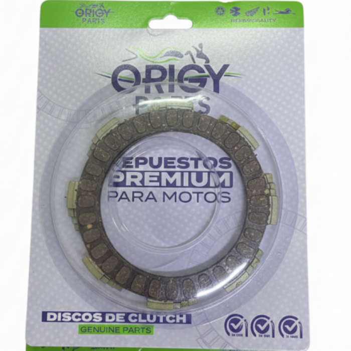 JUEGO 5 DISCOS CLUTCH BOXER 100 CT/BM 100/DISCOVER 100/ST 125