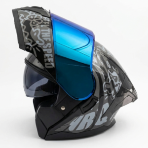 Casco Abatible Hro 3480Dv_Evo Over Negro Gris Oscuro Visor Iridium Xl (185699)