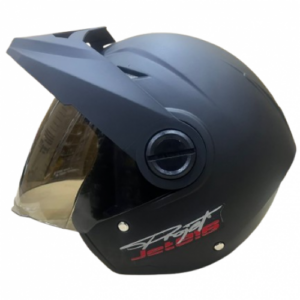 Casco Abierto Jet 916 Negro Solid Rojo S