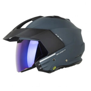 Casco Abierto Shaft 227Trial Solid Gris Oscuro Gris Visor Iridium Xl (188273)