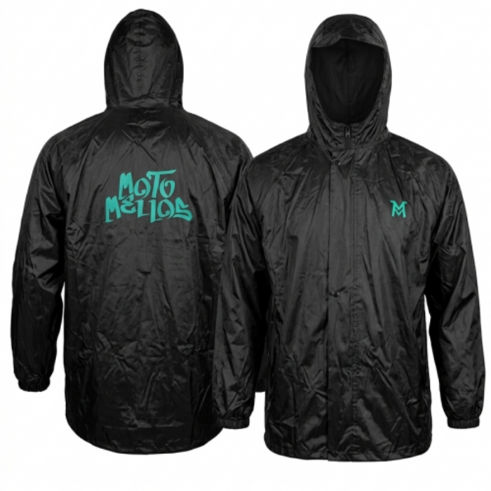 CHAQUETA IMPERMEABLE TIPO SUDADERA MOTO MELLOS CLASICO 2XL