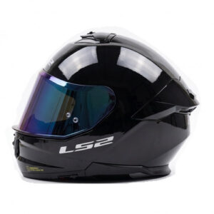 Casco Integral Ls2 Ff808 Streamii Solid Negro Brillo    Visor  Iridium Xl -199310