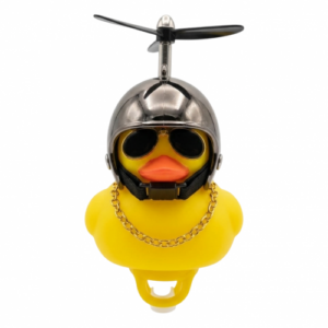 ACOMPAÑANTE VIAJERO PATO AMARILLO (CASCO PLATA)