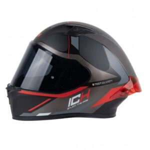 Casco Integral Ich 503 Trent Negro Rojo Visor Smoke L (185056)