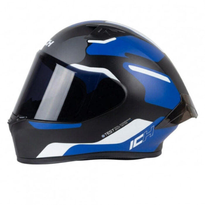 CASCO INTEGRAL ICH 503 SKP NEGRO BLANCO VISOR SMOKE M (193976)