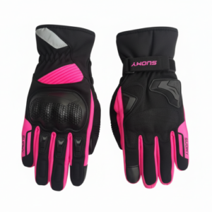 GUANTES IMPERMEABLES SUOMY TERMICOS NEGRO FUCSIA WP 06 L