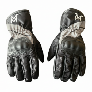 Guantes Moto Mellos Termicos Wp Negro Gris Xxl