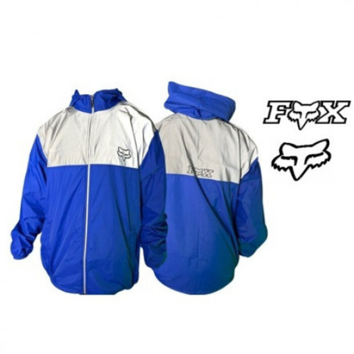 CHAQUETA FOX CORTAVIENTOS AZUL GRIS L
