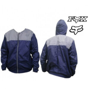 Chaqueta Fox Cortavientos Azul Oscuro Gris L