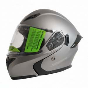 Casco Abatible MM 972 Gris Solid Mate Visor TR