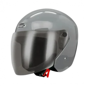 Casco Abierto Tech T10 Gris Brillo L
