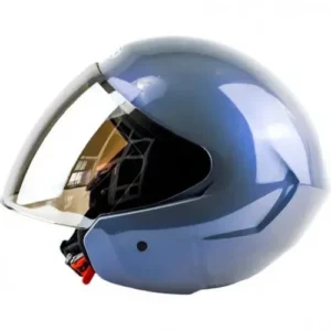 Casco abierto Tech T10 Solid Camaleon Gris Visor Iridium Silver L