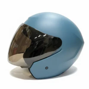 Casco abierto Tech T10 Solid Azul Oscuro Visor Smoke L