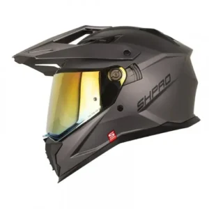 CASCO MULTIPROP SHAFT_PRO MX400D SOLID GRIS NEGRO VISOR IRIDIUM M