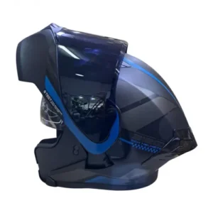 CASCO ABATIBLE ICH 3120 ORDANOX NEGRO AZUL OSCURO VISOR SMOKE M (200423)