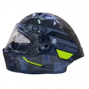 CASCO INTEGRAL ICH 503 BUNCH NEGRO GRIS OSCURO VISOR TR XL (200649)