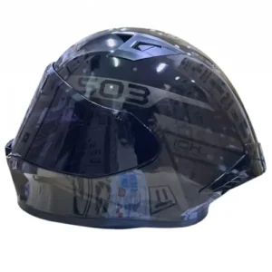CASCO INTEGRAL ICH 503 BUNCH NEGRO GRIS OSCURO BRILLO VISOR SMOKE L (200680)