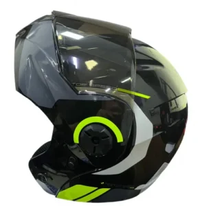 CASCO ABATIBLE ICH 3110 KHAM NEGRO GRIS OSCURO VISOR SMOKE XL (202225)