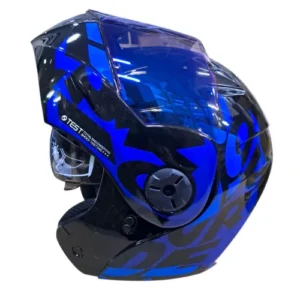 CASCO ABATIBLE ICH 3110 FREAK NEGRO AZUL OSCURO VISOR AZUL L (203859)