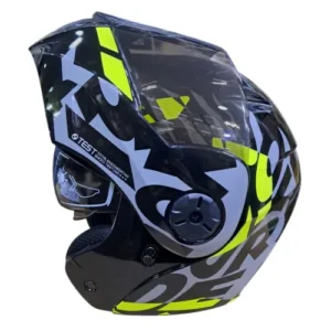 CASCO ABATIBLE ICH 3110 FREAK NEGRO GRIS OSCURO VISOR SMOKE L (203875)