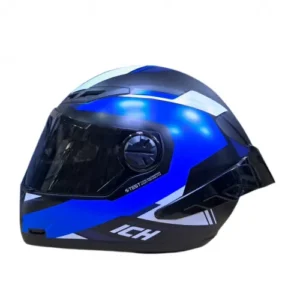 CASCO INTEGRAL ICH 501 SP BRAZUK NEGRO AZUL MATE VISOR SMOKE XL (203928)