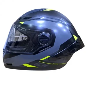 CASCO INTEGRAL ICH 501 SP BRAZUK NEGRO GRIS OSCURO VISOR TR L (203975)
