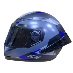 CASCO INTEGRAL ICH 501 SP BRAZUK NEGRO GRIS OSCURO MATE VISOR  SMOKE L (203987)