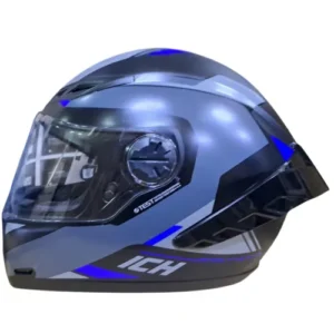 CASCO INTEGRAL ICH 501 SP BRAZUK NEGRO GRIS OSCURO MATE VISOR TR L (203995)