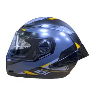 CASCO INTEGRAL ICH 501 SP BRAZUK NEGRO GRIS OSCURO VISOR TR M (204595)