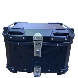 BAÚL PARA MOTO 45L  ALUMINIO AJ NEGRO