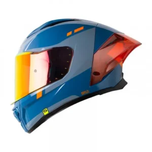 CASCO INTEGRAL SHAFT 596 SP NUKE AZUL NARANJA VISOR IRIDIUM L