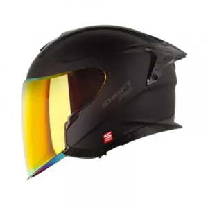 CASCO ABIERTO SHAFT PRO 240DV SOLID NEGRO GRIS VISOR REVO L