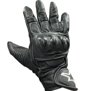 GUANTES ALPINESTAR CAÑA MEDIA NEGRO  L