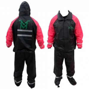 IMPERMEABLE SILICONADO MOTO MELLOS BRAZO FUCSIA L