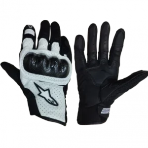 GUANTES ALPINESTAR SMX1 AIR V2 BLANCO / NEGRO 93 (PROTECCIÓN EN CARBONO) TALLA XL
