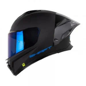 CASCO INTEGRAL SHAFT 596 SP SOLID NEGRO AZUL VISOR IRIDIUM M