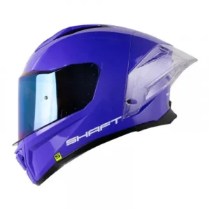 CASCO INTEGRAL SHAFT 596 SP SOLID MORADO BLANCO VISOR IRIDIUM M