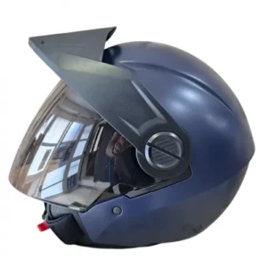 CASCO ABIERTO ICH 102 SPECIAL SOLID AZUL NAVY VISOR SILVER L