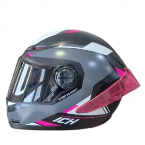 CASCO INTEGRAL ICH 501 SP BRAZUK NEGRO GRIS OSCURO VISOR SMOKE S
