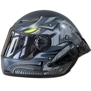 CASCO INTEGRAL ICH 501 SP GEAR FORZE NEGRO GRIS OSCURO VISOR SMOKE L