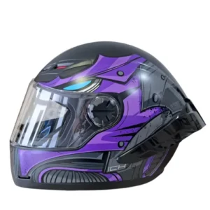 CASCO INTEGRAL ICH 501 SP GEAR FORZE NEGRO GRIS OSCURO VISOR TR S