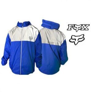 CHAQUETA FOX CORTAVIENTOS AZUL GRIS M