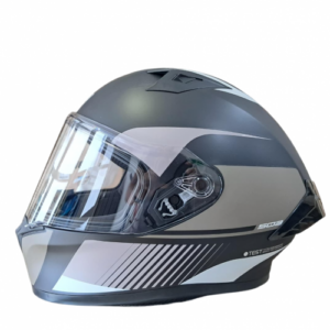 CASCO INTEGRAL ICH 503 ZEIBA NEGRO GRIS MATE VISOR TR M