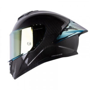 CASCO INTEGRAL SHAFT PRO 620C SOLID 3K NEGRO SILVER VISOR DORADO XL (187283)