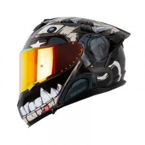CASCO INTEGRAL SHAFT PRO 610 DV CYBERPUNK ARENA GRIS VISOR REVO S (194337)