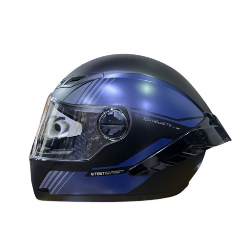 CASCO INTEGRAL ICH 501 SP SLASA NEGRO AZUL VISOR TR XL (205169)