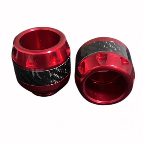 JUEGO SLIDER DE EJE ARO CARBONO ROJO