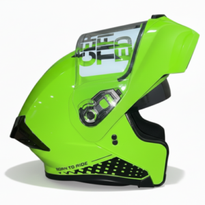 CASCO ABATIBLE ICH 3120 GREEN LEAD VERDE MANZANA VISOR TRANSPARENTE L -129298