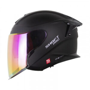 CASCO ABIERTO SHAFT PRO 240DV SOLID NEGRO MORADO VISOR IRIDIUM M (190447)